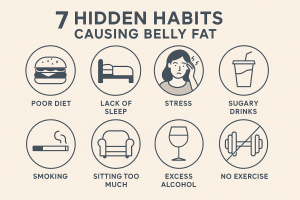 7 Hidden Lifestyle Habits That Cause Stubborn Belly Fat
