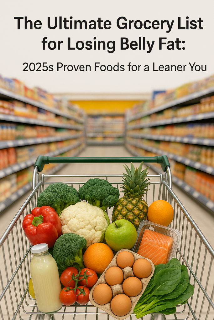 The Ultimate Grocery List for Losing Belly Fat